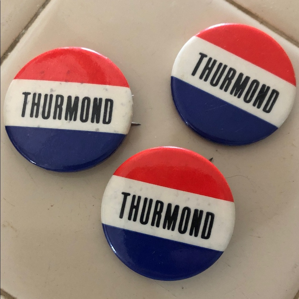 Vtg Strom Thurmond political buttons
